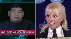Diego Maradona y Claudia Villafañe Diego Maradona y Claudia Villafañe