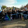 El momento de la inauguración.