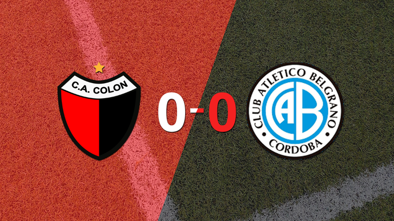 Colón y Belgrano no se sacaron ventaja y terminaron sin goles