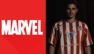 Julián Álvarez fue presentado en Atlético Madrid con una colaboración de Marvel.