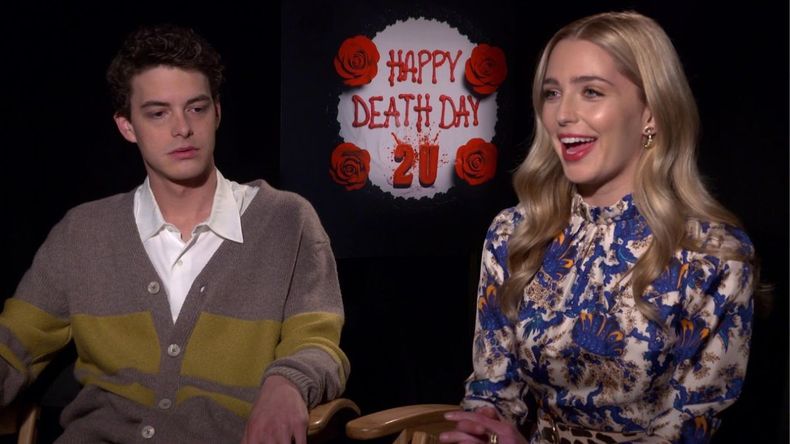 Israel Broussard y Jessica Rothe fueron los dos grandes protagonistas de Happy Death Day.
