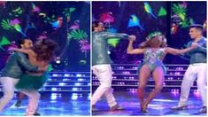 Iliana Calabró bailó con su novio y el truco final casi termina en un tremendo golpe Iliana Calabró bailó con su novio y el truco final casi termina en un tremendo golpe