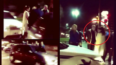 Las imágenes del accidente de Loly Antoniale junto a Jorge Ríal, que fue a contenerla Las imágenes del accidente de Loly Antoniale junto a Jorge Ríal, que fue a contenerla