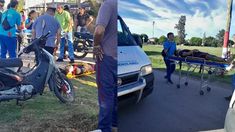 Una mujer murió tras un choque de motos en La Plata. Una mujer murió tras un choque de motos en La Plata.