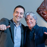 Manuel Adorni y Marcelo Grandio, con quien viajó a Punta del Este. Manuel Adorni y Marcelo Grandio, con quien viajó a Punta del Este.