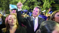 El candidato a presidente de Unión por la Patria, en campaña junto a Rossi y De Pedro