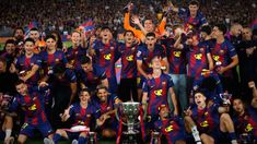 El Barça dio la vuelta olímpica frente a su eterno rival.&nbsp;