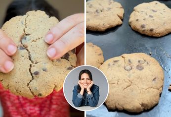 Receta de cookies práctica para hacer en casa. Receta de cookies práctica para hacer en casa.