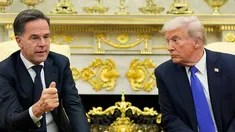 El jefe de la OTAN apoyó a Trump. El jefe de la OTAN apoyó a Trump.