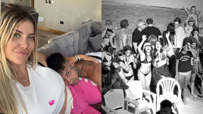 Wanda Nara y L-Gante fueron furor en Pinamar.