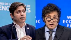 Axel Kicillof / Javier Milei
