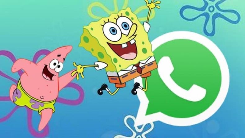 El truco para enviar audios de WhatsApp con la voz de personajes de Bob Esponja.