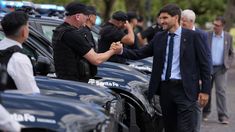 Maximiliano Pullaro con la Policía (Archivo)