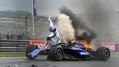 El accidente ocurrió en los primeros minutos de la práctica 3 para el GP de Países Bajos. El accidente ocurrió en los primeros minutos de la práctica 3 para el GP de Países Bajos.