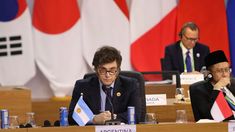 Javier Milei en el G20.