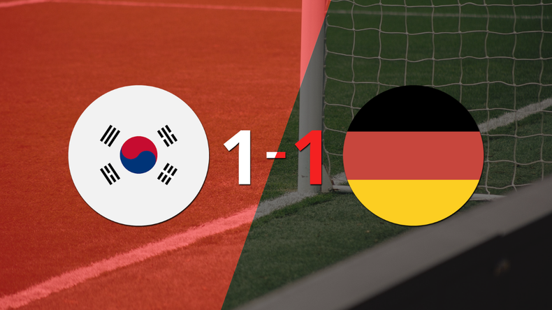 Corea del Sur y Alemania se repartieron los puntos en un 1 a 1