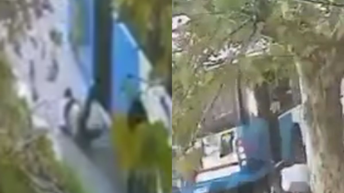 Video: un niño fue arrastrado por un colectivo en Villa Fiorito y se salvó de milagro