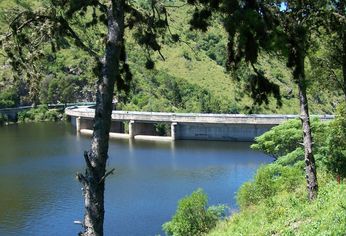 Dique Los Molinos, donde fue encontrado muerto el turista bonaerense.&nbsp;