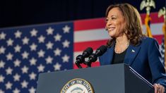 Kamala Harris, con un pie en la carrera presidencial. Kamala Harris, con un pie en la carrera presidencial.