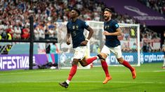 Aurelien Tchouameni jugando para Francia en el Mundial de Qatar 2022 Aurelien Tchouameni jugando para Francia en el Mundial de Qatar 2022