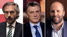 Mauricio Macri, Mariano Borinsky y Gustavo Hornos. Mauricio Macri, Mariano Borinsky y Gustavo Hornos.