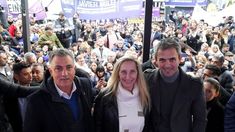 Sebastián Pareja, Karina Milei y Martín Menem. Sebastián Pareja, Karina Milei y Martín Menem.