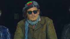 Johnny Depp fue a ver Boca vs. Tigre. Johnny Depp fue a ver Boca vs. Tigre.