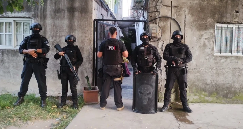 Participaron más de 200 agentes de distintas divisiones de la fuerza de seguridad provincial.