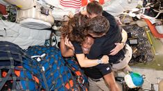 Los cuatro astronautas convivieron en un espacio reducido por 10 días. Los cuatro astronautas convivieron en un espacio reducido por 10 días.