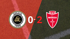 spezia no pudo en casa con monza y cayo 2-0