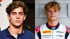 Franco Colapinto, piloto titular de Alpine, y Paul Aron, reserva. Franco Colapinto, piloto titular de Alpine, y Paul Aron, reserva.