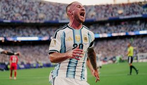 Gol de Mac Allister para el 1-0