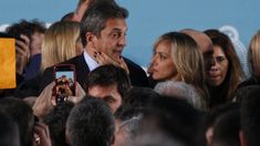 Sergio Massa junto a Malena Galmarini. Sergio Massa junto a Malena Galmarini.