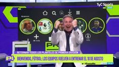 El festejo alocado y viral del periodista Ariel Rodríguez por la vuelta del fútbol El festejo alocado y viral del periodista Ariel Rodríguez por la vuelta del fútbol