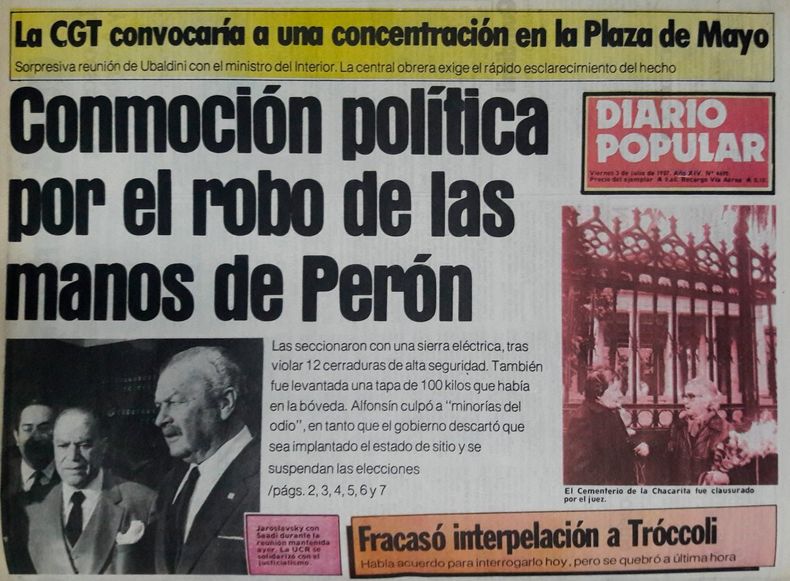 Hace 35 años ocurría uno de los atentados políticos más recordados de la historia nacional.