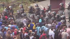 Tensión e incidentes en la 25 de Mayo entre la Policía y piqueteros