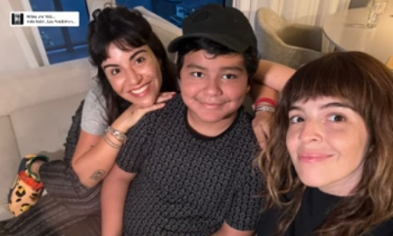 Gianinna compartió las imágenes junto a sus hermanos en las redes sociales.