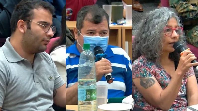 César Sena, Emerenciano Sena y Marcela Acuña, condenados por el femicidio.