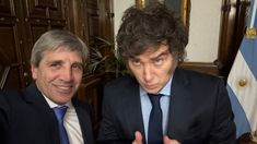 Luis Caputo y Javier Milei.