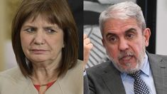 Patricia Bullrich y Aníbal Fernández.