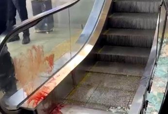 Un desperfecto en la escalera mecánica ocasionó 11 heridos.