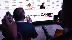 El búnker de Juntos por el Cambio a la espera de los resultados. El búnker de Juntos por el Cambio a la espera de los resultados.
