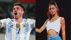 Tini llegó a Qatar para ver a Rodrigo de Paul Tini llegó a Qatar para ver a Rodrigo de Paul
