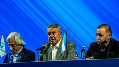 Chiqui Tapia encabezó el encuentro de la AFA. Chiqui Tapia encabezó el encuentro de la AFA.