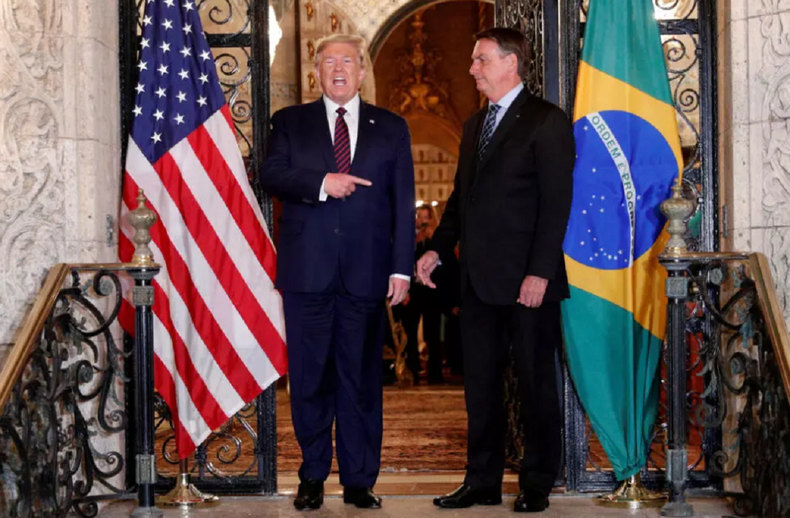Donald Trump y Jair Bolsonaro.