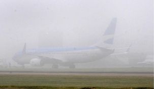 Intensa niebla en Aeroparque.