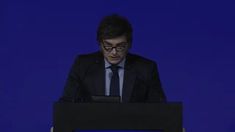 Javier Milei en la Fundación Faro.