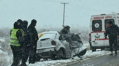 El Volkswagen Gol quedó destruido. El Volkswagen Gol quedó destruido.