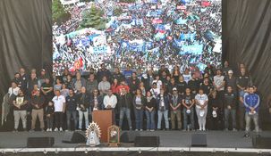 Por el acto circular por el centro porteño fue imposible desde esta mañana.