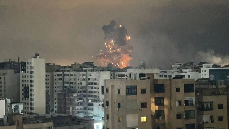 Es el tercer ataque de Israel al centro de Beirut